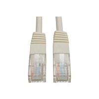 Eaton Tripp Lite Series Cat5e 350 MHz Molded (UTP) Ethernet Cable (RJ45 M/M), PoE - White, 5 ft. (1.52 m) - patch cable