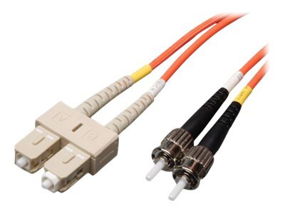 Eaton Tripp Lite Series Duplex Multimode 62.5/125 Fiber Patch Cable (SC/ST), 15M (50 ft.) - patch cable - 15 m - orange