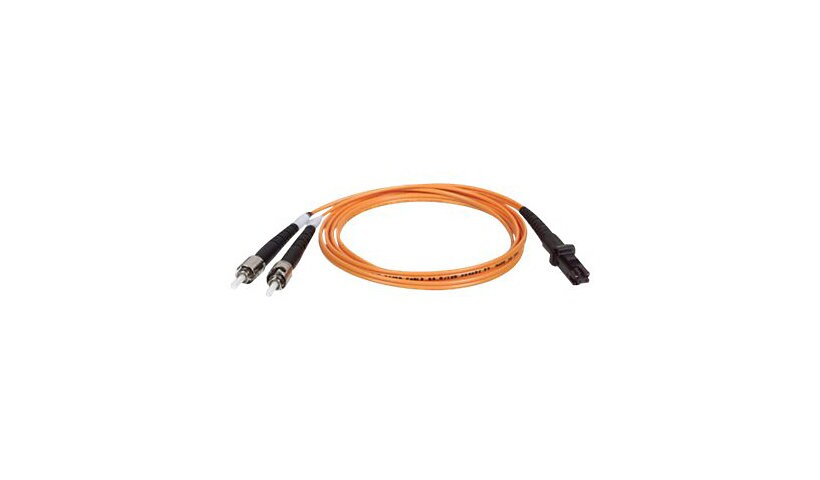 Eaton Tripp Lite Series Duplex Multimode 62.5/125 Fiber Patch Cable (MTRJ/ST), 1M (3 ft.) - patch cable - 0.9 m - orange
