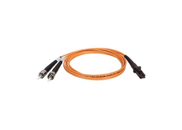 Tripp Lite 3M Duplex Multimode 62.5/125 Fiber Optic Patch Cable MTRJ/ST 10' 10ft 3 Meter - patch cable - 3 m - orange