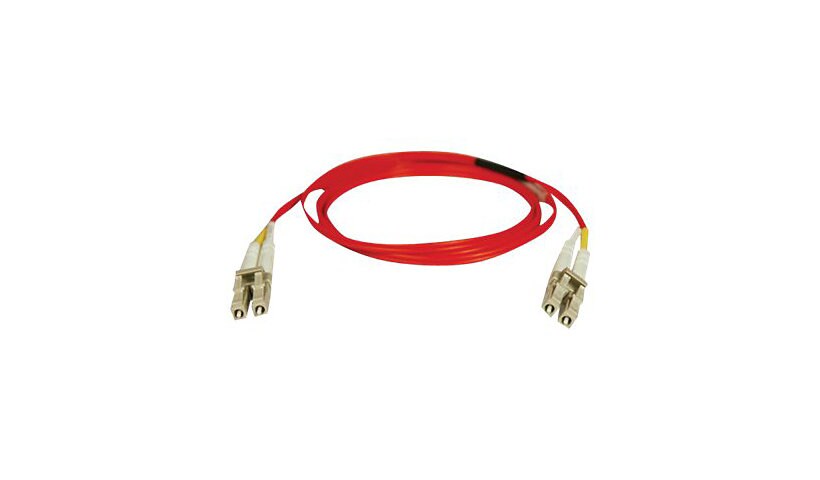 Eaton Tripp Lite Series Duplex Multimode 62.5/125 Fiber Patch Cable (LC/LC) - Red, 10M (33 ft.) - patch cable - 10 m -