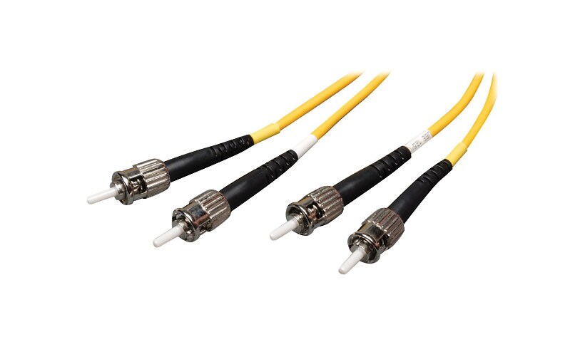 Tripp Lite 2M Duplex Singlemode 9/125 Fiber Optic Patch Cable ST/ST 6' 6ft 2 Meter - patch cable - 2 m - yellow