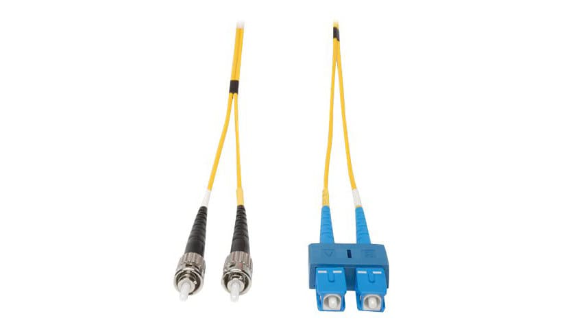 Tripp Lite 1M Duplex Singlemode 9/125 Fiber Optic Patch Cable SC/ST 3' 3ft 1 Meter - patch cable - 1 m - yellow