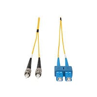 Eaton Tripp Lite Series Duplex Singlemode 9/125 Fiber Patch Cable (SC/ST), 3M (10 ft.) - patch cable - 3 m - yellow