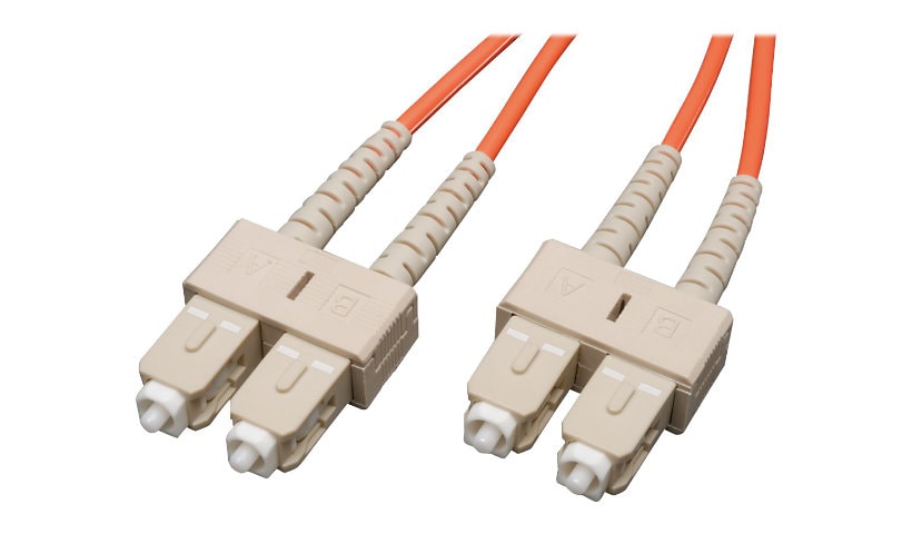 Eaton Tripp Lite Series Duplex Multimode 50/125 Fiber Patch Cable (SC/SC), 2M (6 ft.) - patch cable - 2 m - orange