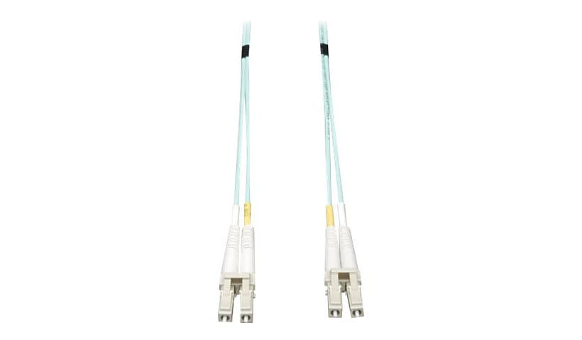 Tripp Lite 5M 10Gb Duplex Multimode 50/125 OM3 Fiber Cable LC/LC Aqua 16'