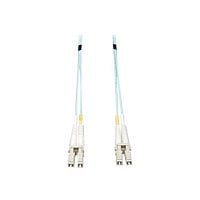 Eaton Tripp Lite Series 10Gb Duplex Multimode 50/125 OM3 LSZH Fiber Patch Cable (LC/LC) - Aqua, 5M (16 ft.) - patch