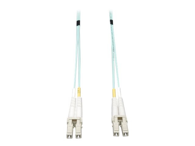 Tripp Lite 10M 10Gb Duplex Multimode 50/125 OM3 Fiber Cable LC/LC Aqua 33'