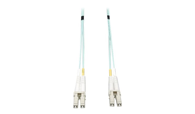 Tripp Lite 10M 10Gb Duplex Multimode 50/125 OM3 Fiber Cable LC/LC Aqua 33'
