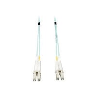 Eaton Tripp Lite Series 10Gb Duplex Multimode 50/125 OM3 LSZH Fiber Patch Cable, (LC/LC) - Aqua, 25M (82 ft.) - patch
