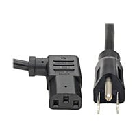 Tripp Lite Computer Power Cord 10A 18AWG 5-15P to Right Angle C13 6' 6ft