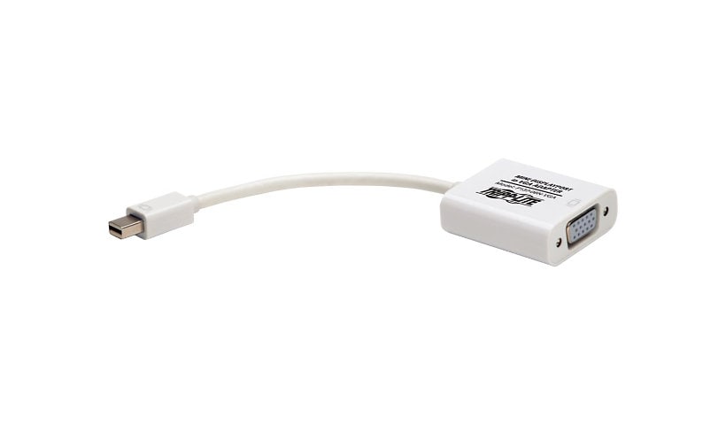 Tripp Lite 6in Mini DisplayPort to VGA Adapter Active Converter mDP to VGA M/F 6" - Adaptateur DisplayPort - 15 cm