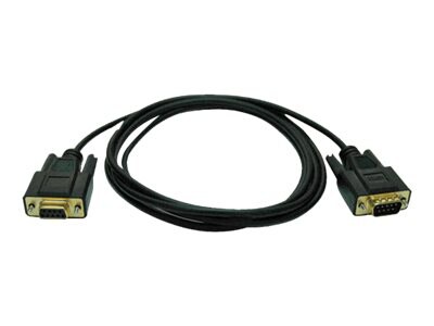 Tripp Lite 6' Null Modem Serial DB9 RS232 Cable Adapter Gold M/F 6ft