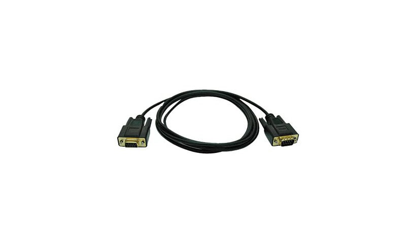 Tripp Lite 6' Null Modem Serial DB9 RS232 Cable Adapter Gold M/F 6ft