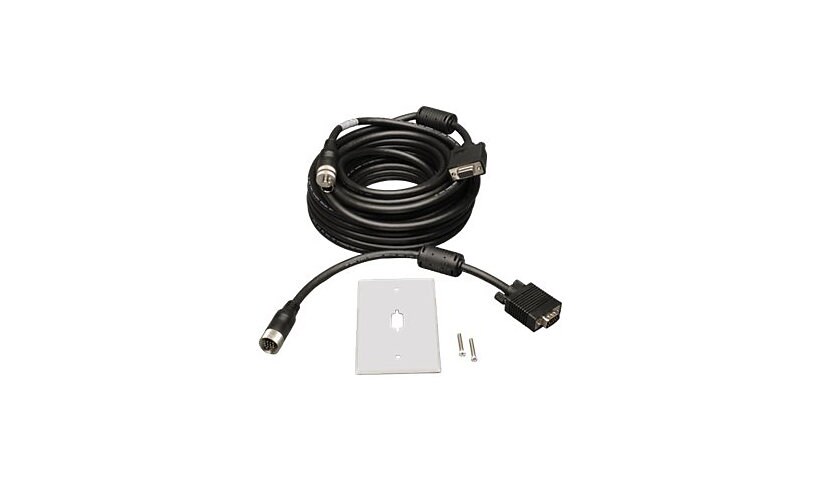 Tripp Lite 100ft SVGA VGA Easy Pull Monitor Cable RGB Coax HD15 M/F 100'