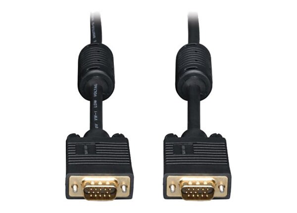 Tripp Lite 50ft VGA Coax Monitor Cable Plenum High Resolution HD15 M/M 50'