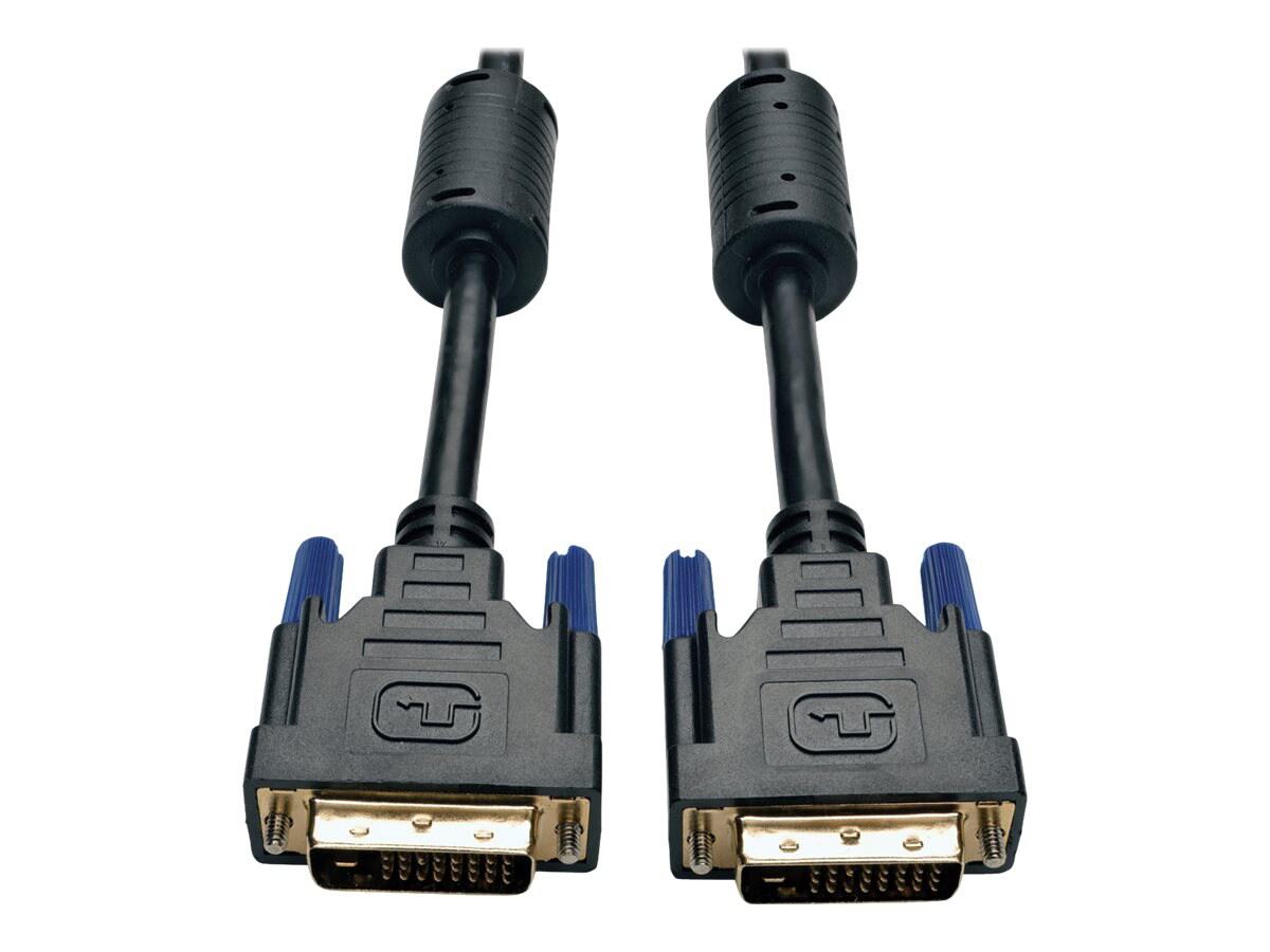 Eaton Tripp Lite Series DVI Dual Link Cable, Digital TMDS Monitor Cable (DVI-D M/M), 3 ft. (0.91 m) - DVI cable - 91 cm