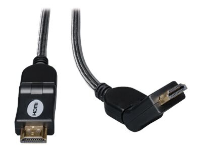Eaton Tripp Lite Series High-Speed HDMI Cable with Swivel Connectors, Digit