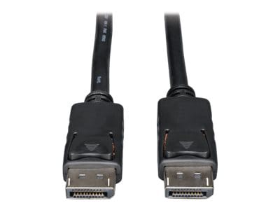 Eaton Tripp Lite Series DisplayPort Cable with Latching Connectors, 4K 60 Hz (M/M), Black, 15 ft. (4.57 m) - DisplayPort