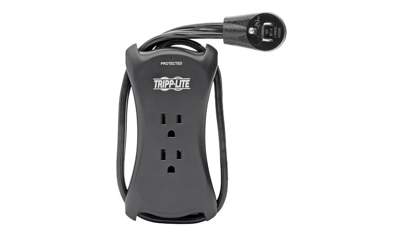 Tripp Lite Notebook Surge Protector 3 outlets 2 USB Charger 1,5' Cord