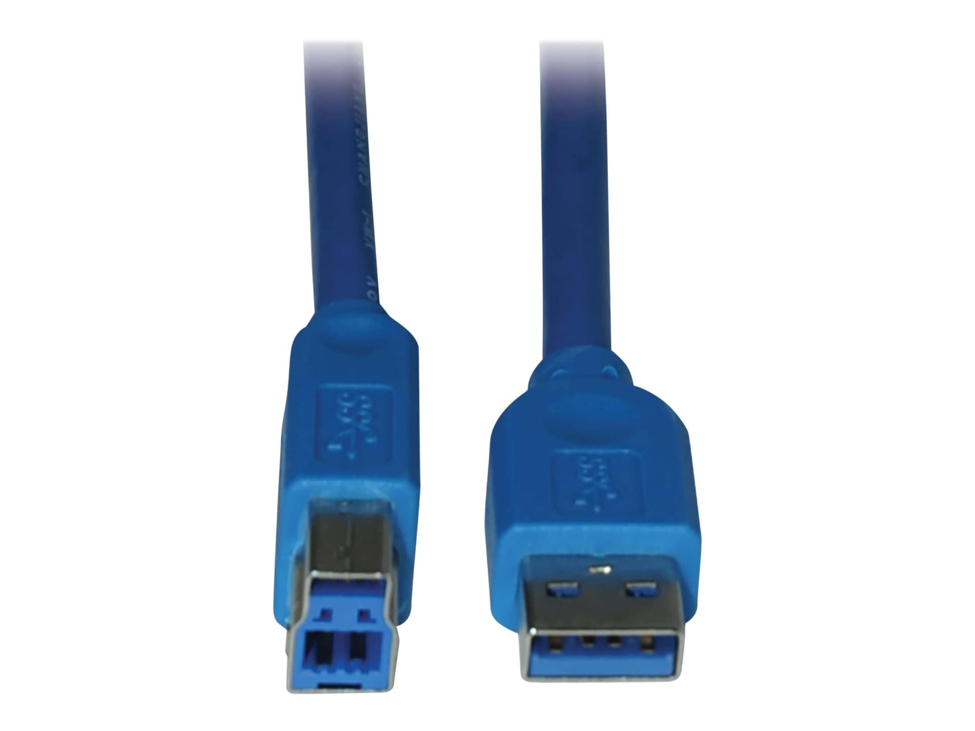 Eaton Tripp Lite Series USB 3.2 Gen 1 SuperSpeed Device Cable (A to B M/M), 15 ft. (4.57 m) - USB cable - USB Type A to