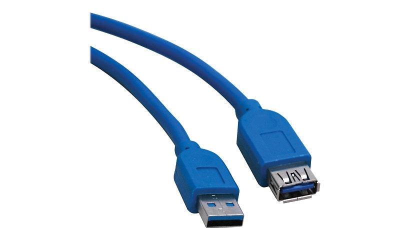 Eaton Tripp Lite Series USB 3.0 SuperSpeed Extension Cable (A M/F), Blue, 6 ft. (1,83 m) - USB extension cable - USB