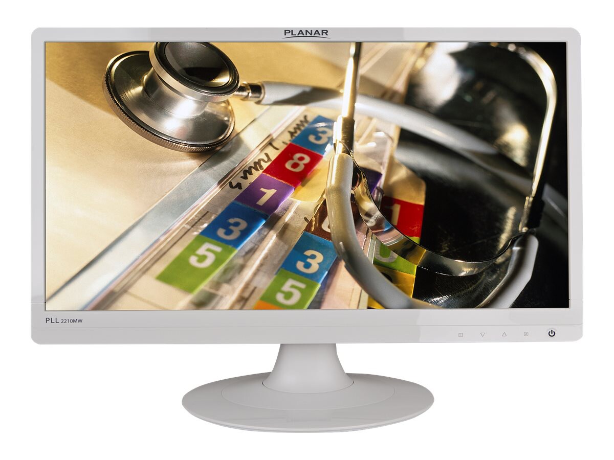 Planar PLL2210MW-WH - LED monitor - Full HD (1080p) - 22"