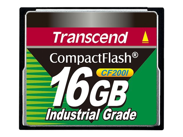 Transcend CF200I Industrial Grade - flash memory card - 16 GB - CompactFlash