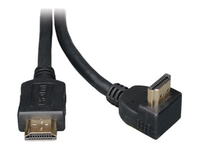 Tripp Lite 6ft High Speed HDMI Cable RT Angle Connector Video Audio M/M 6'