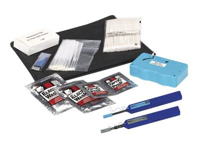 Black Box Fiber Optic Deluxe Cleaning Kit - fiber-optic cleaning kit