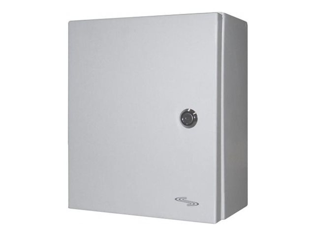 Ventev network device enclosure - NEMA, steel, with solid door, key lock, u