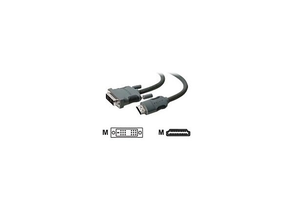 Belkin video cable - HDMI / DVI - 1.8 m