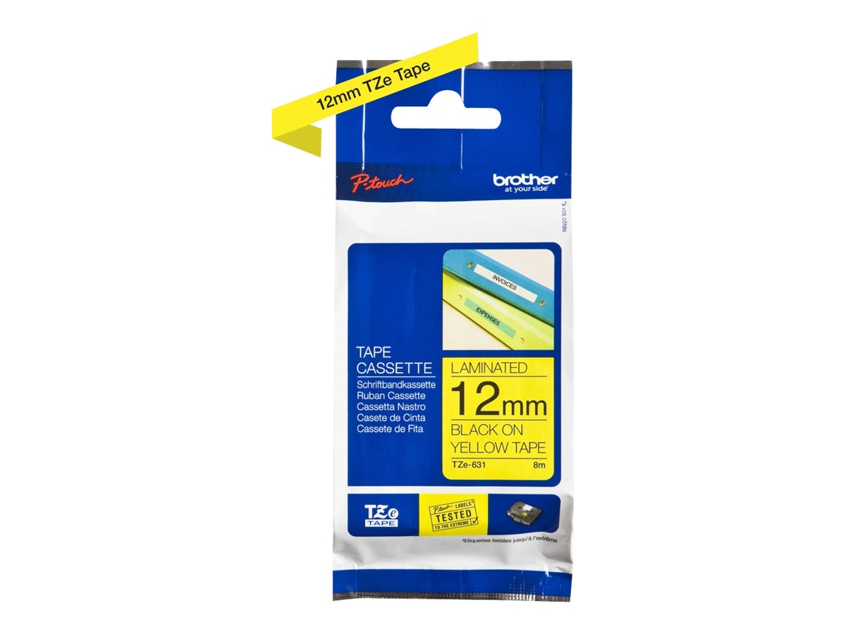 Brother TZe-631 - laminated tape - 1 cassette(s) - Roll (1.2 cm x 8 m)