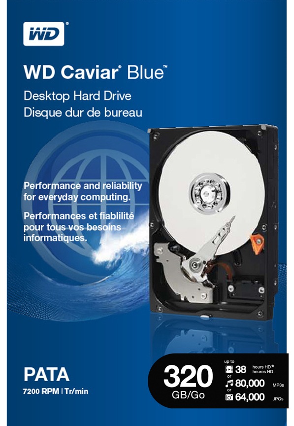 WD Caviar Blue WDBAAV3200ENC - hard drive - 320 GB - ATA-100