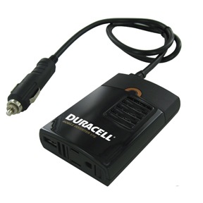 Duracell Pocket 175W Power Inverter with USB2.1A for iPad, Laptop, Netbook