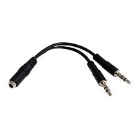 StarTech.com 4 Position to 2x 3 Position 3.5mm Audio Splitter Cable