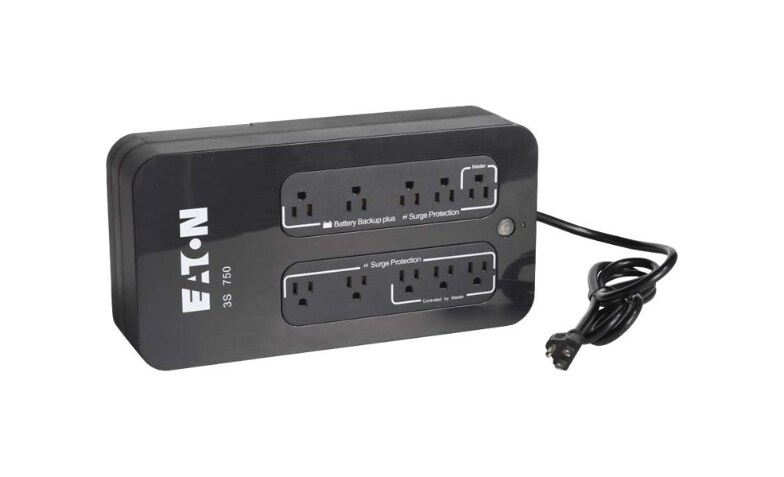 EATON 3S750 750 VA 450 Watts 10 Outlets UPS 