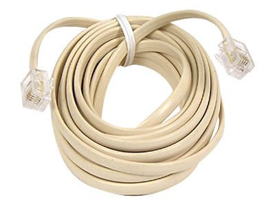 Belkin Pro 12’ Series RJ-11  Telephone Line Cord, Ivory
