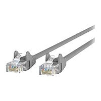 Belkin Cat5e/Cat5 4ft Grey Snagless Ethernet Patch Cable, PVC, UTP, 24 AWG, RJ45, M/M, 350MHz, 4'