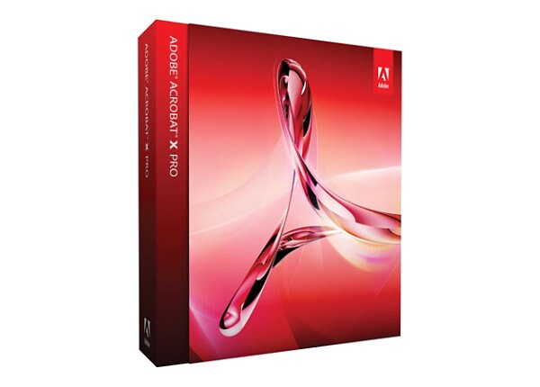 Adobe Acrobat X Pro (v. 10) - license - 1 user