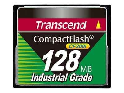 Transcend CF200I Industrial Grade - flash memory card - 128 MB - CompactFlash