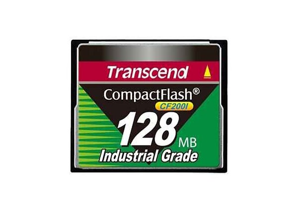 Transcend CF200I Industrial Grade - flash memory card - 128 MB - CompactFlash