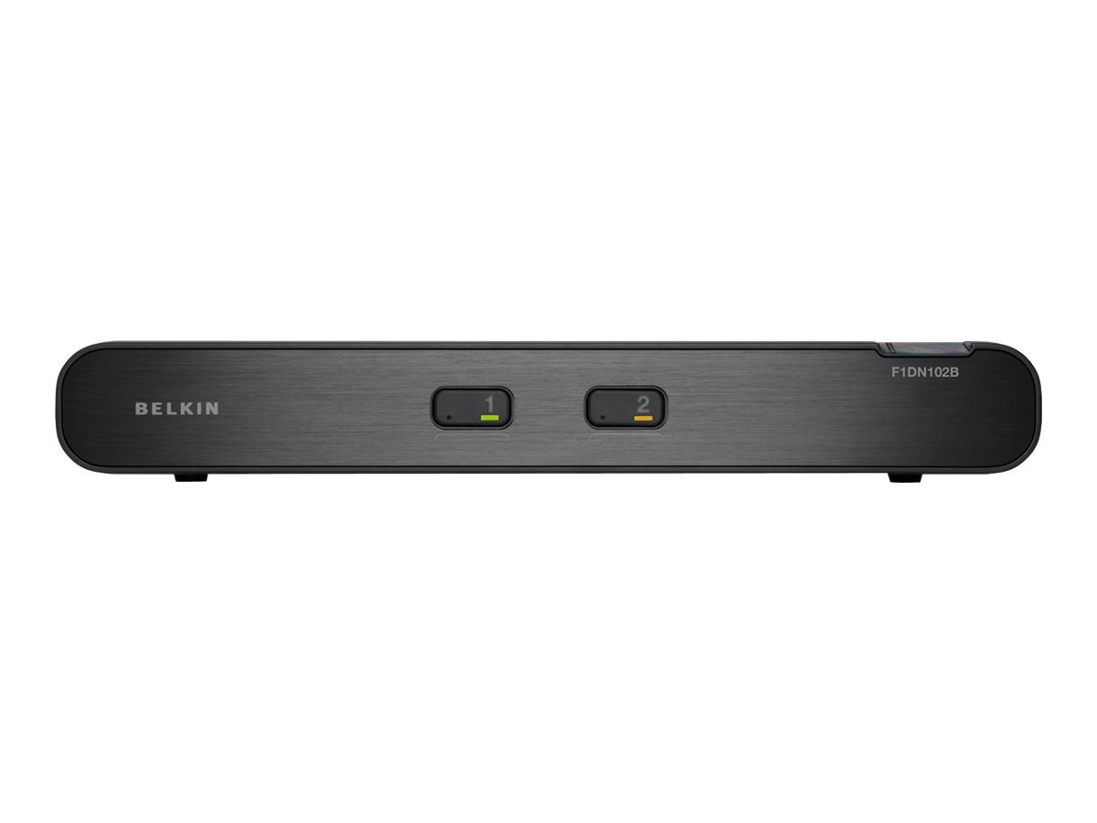 Belkin OmniView Secure 2-Port DVI-I KVM Switch w/Audio - KVM / audio switch - 2 ports - B2B