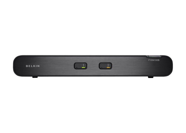 Belkin OmniView Secure 2-Port DVI-I KVM Switch w/Audio - KVM / audio switch - 2 ports - B2B