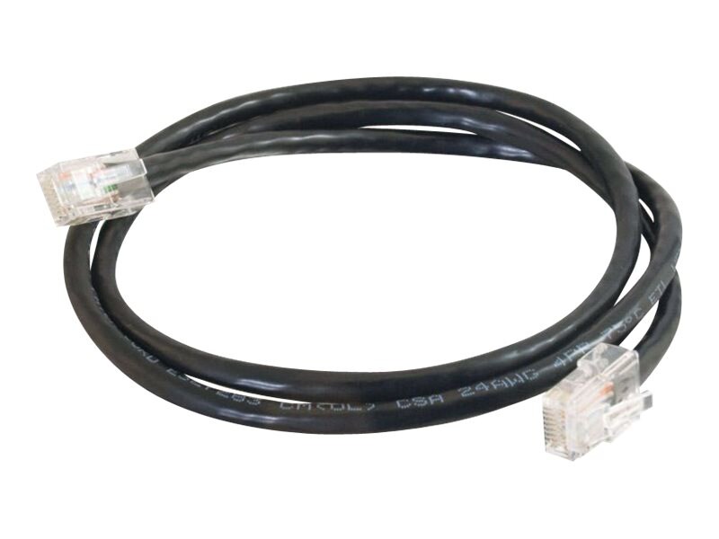 C2G 25ft Cat5e Non-Booted (UTP) Network Crossover Patch Cable - Black