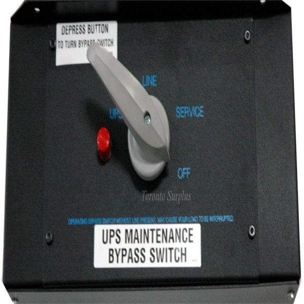 Powerware Make-Before-Break - bypass switch