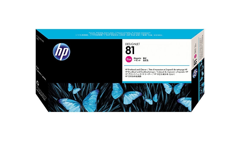 HP 81 - magenta - printhead with cleaner