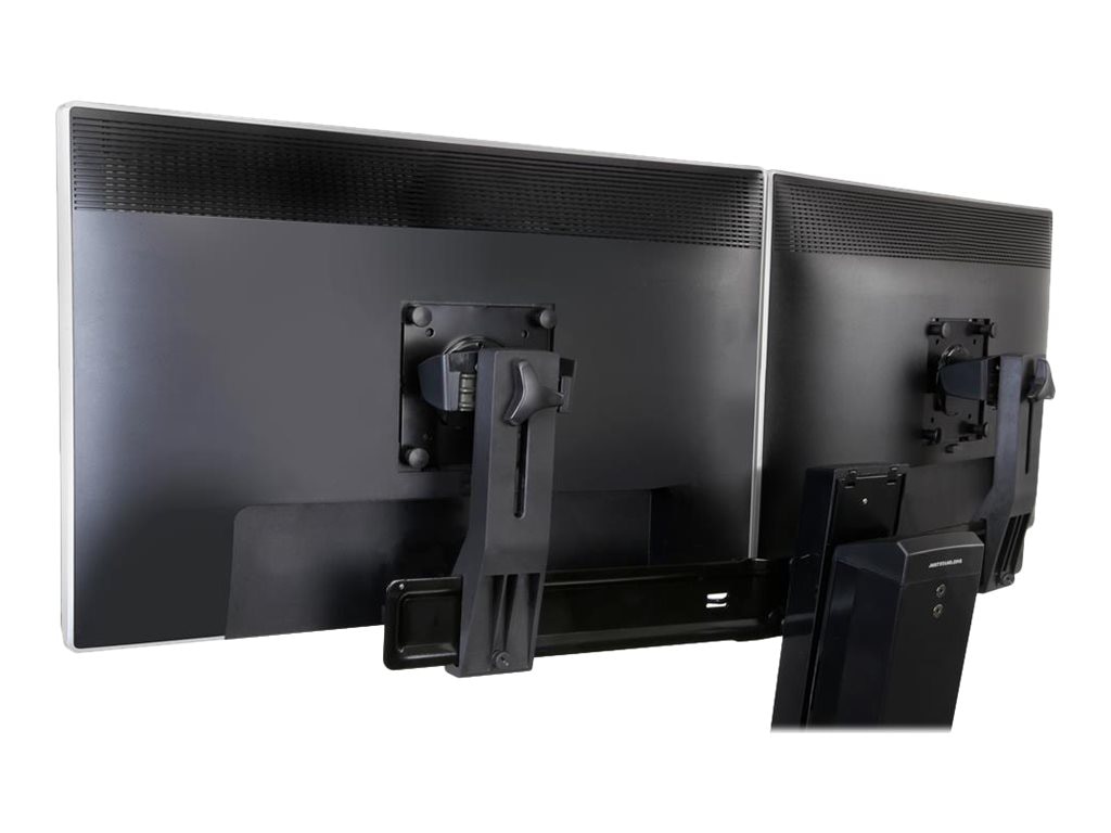 Thumbnail 6 of 7 for Ergotron Tall-User Kit for WorkFit Dual mounting kit - for 2 LCD displays - black