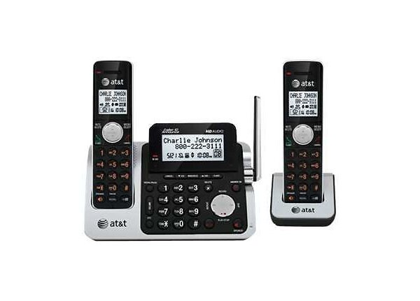 AT&T CL83201 - cordless phone - answering system with caller ID/call waiting + additional handset