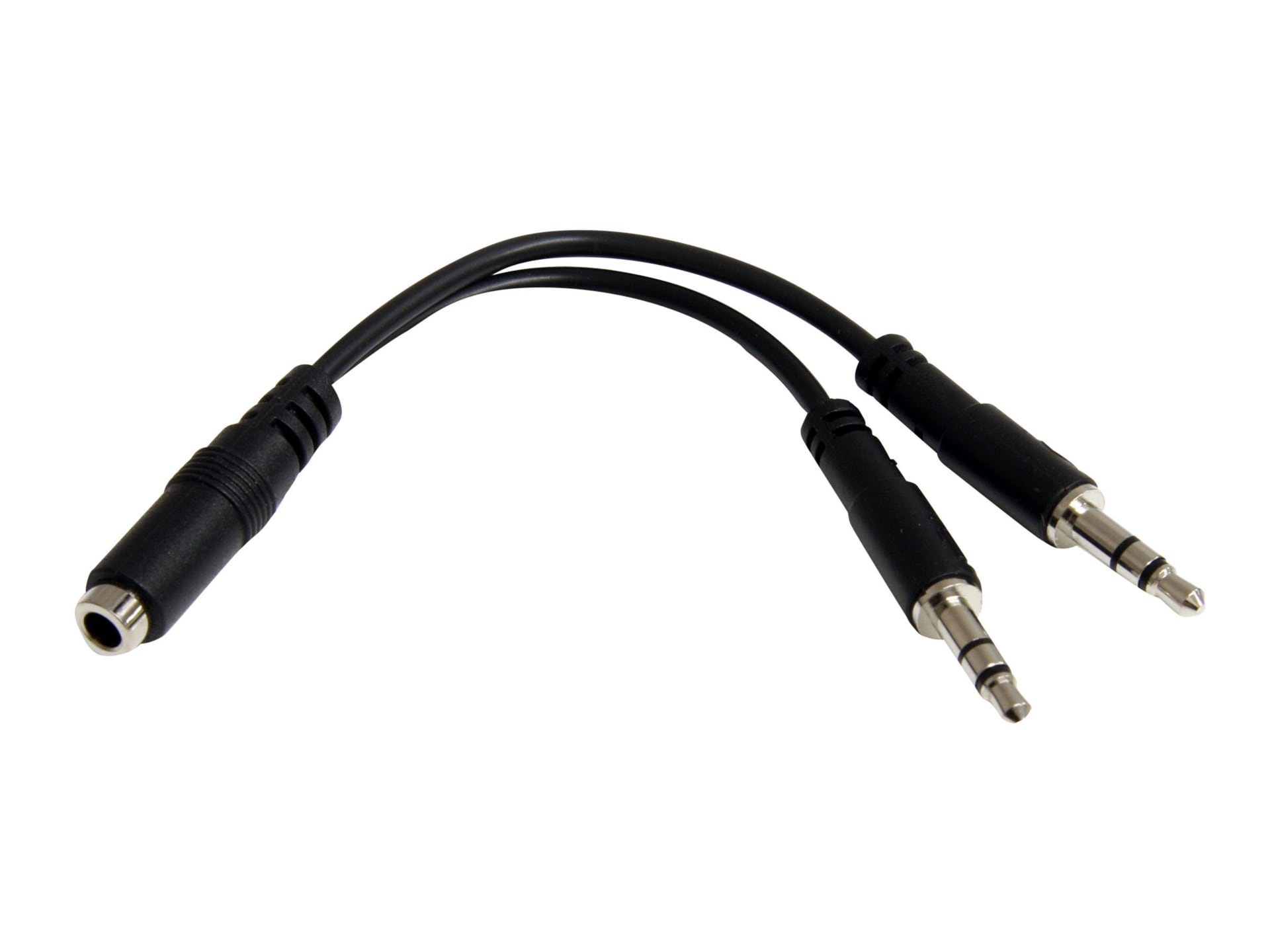 StarTech.com 4 Position to 2x 3 Position 3.5mm Audio Splitter Cable